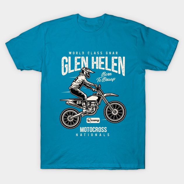 Glen Helen Moto T-Shirt by spicoli13